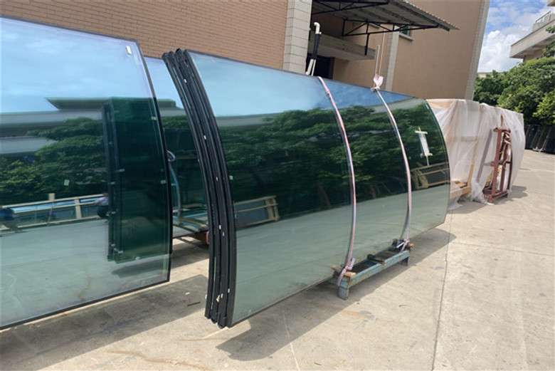 BTG glass 8 16A 8mm clear reflective tempered curved insulated glass China manufacturer