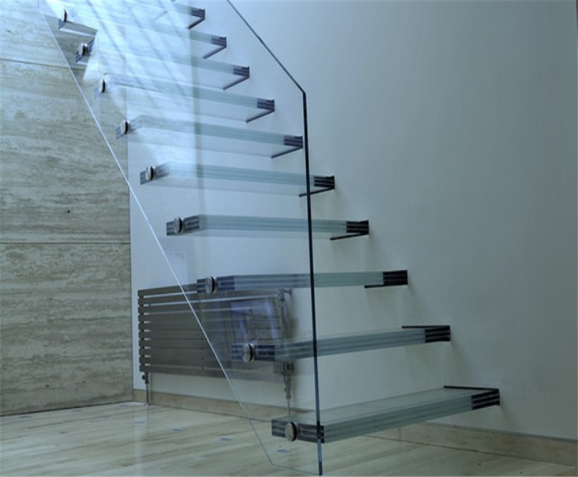 BTG better glass 40mm tempered laminated stairs steps glass china manufacturer