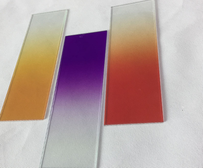 BTG customizable 11.52mm full tempered laminated gradient glass